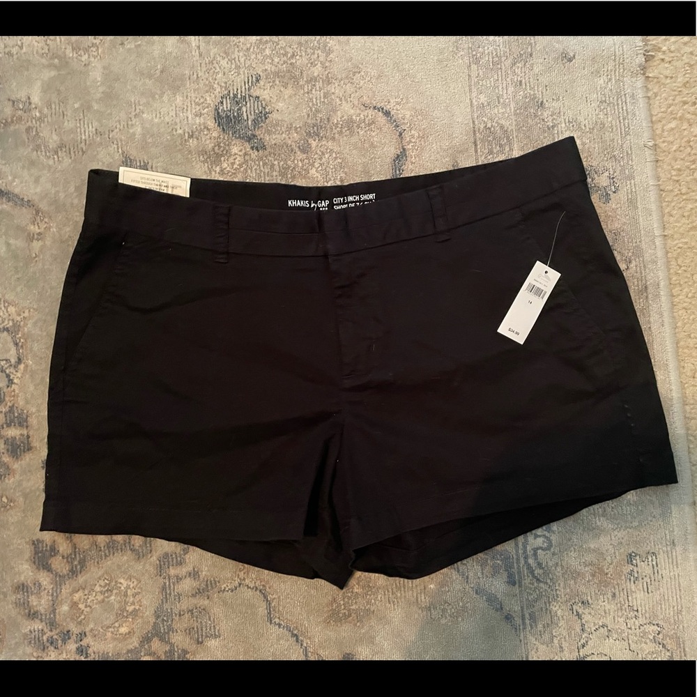 NWT Black Khaki Shorts